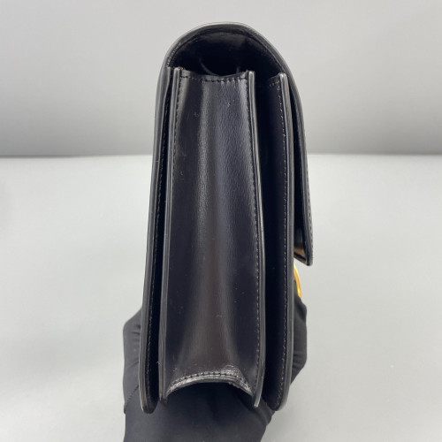 Celine Medium Classic Box Smooth Calfskin Black
