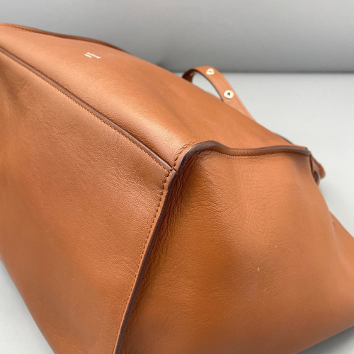 Celine Small Big Bag Calfskin Grained Calfskin Tan