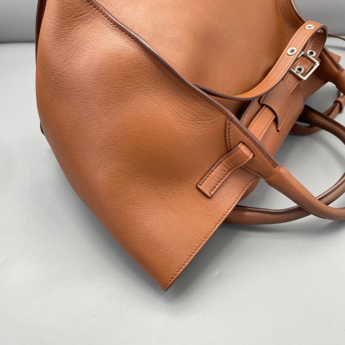 Celine Small Big Bag Calfskin Grained Calfskin Tan