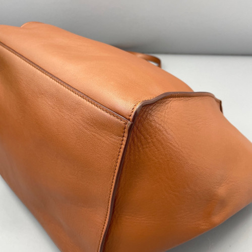 Celine Small Big Bag Calfskin Grained Calfskin Tan