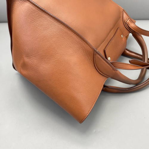 Celine Small Big Bag Calfskin Grained Calfskin Tan