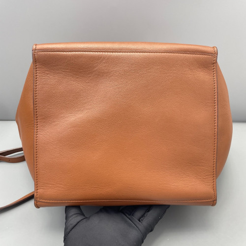 Celine Small Big Bag Calfskin Grained Calfskin Tan