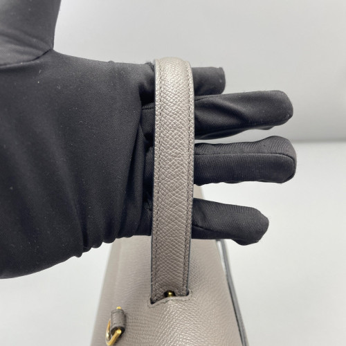 Celine Nano Belt Bag Grained Calfskin Grey