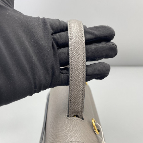 Celine Nano Belt Bag Grained Calfskin Grey