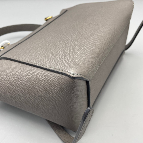 Celine Nano Belt Bag Grained Calfskin Grey