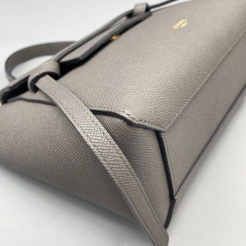 Celine Nano Belt Bag Grained Calfskin Grey