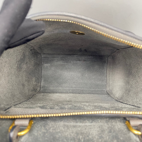 Celine Nano Belt Bag Grained Calfskin Grey
