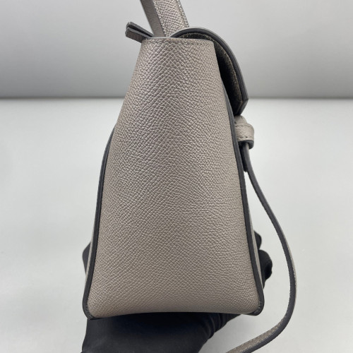 Celine Nano Belt Bag Grained Calfskin Grey