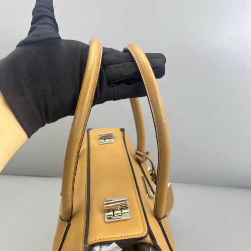 Prada Handbag Calfskin Tan Prada Handbag Calfskin Tan