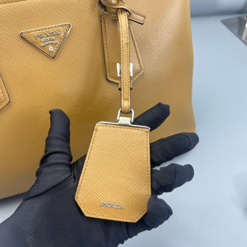 Prada Handbag Calfskin Tan Prada Handbag Calfskin Tan
