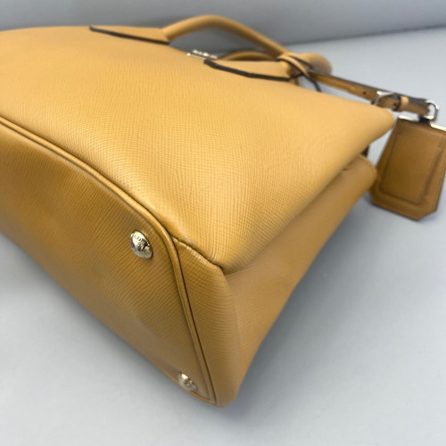 Prada Handbag Calfskin Tan Prada Handbag Calfskin Tan