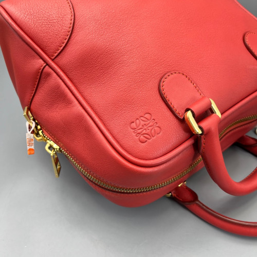 Loewe Two-Way Bag Grained Calfskin Red