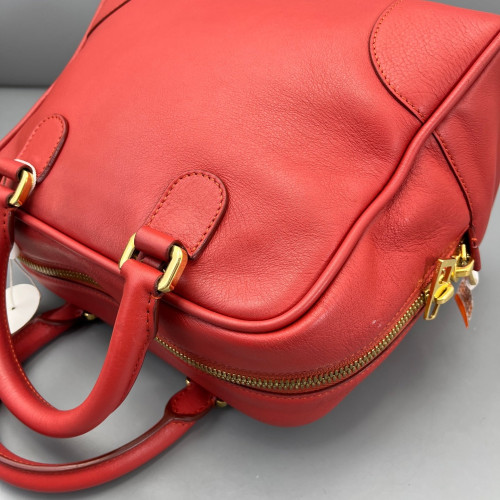 Loewe Two-Way Bag Grained Calfskin Red