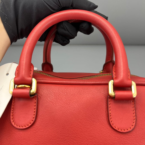 Loewe Two-Way Bag Grained Calfskin Red