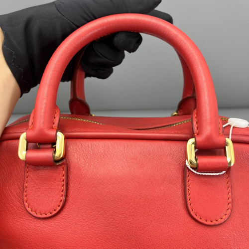Loewe Two-Way Bag Grained Calfskin Red