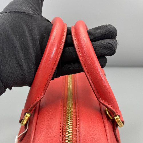 Loewe Two-Way Bag Grained Calfskin Red