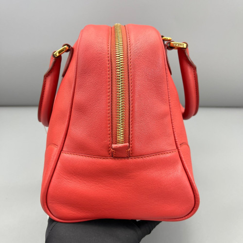 Loewe Two-Way Bag Grained Calfskin Red