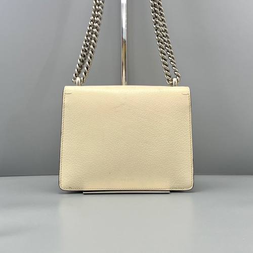 Gucci Strass Small Dionysus Grained Calfskin White