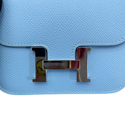 Hermes Constance Slim Epsom 7N Celeste