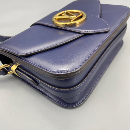 Louis Vuitton Pont 9 PM Calfskin Dark Blue