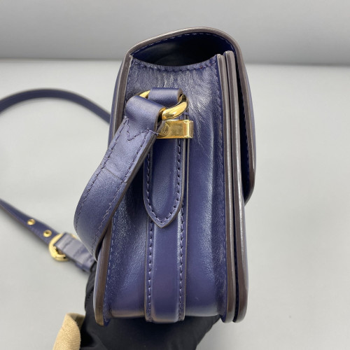 Louis Vuitton Pont 9 PM Calfskin Dark Blue