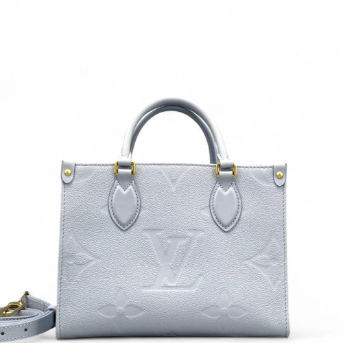 Louis Vuitton Onthego PM Monogram Empreinte Giant Light Blue