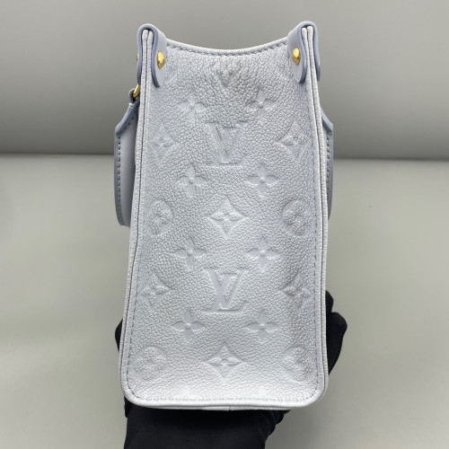 Louis Vuitton Onthego PM Monogram Empreinte Giant Light Blue