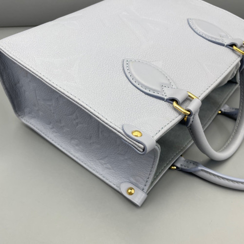 Louis Vuitton Onthego PM Monogram Empreinte Giant Light Blue
