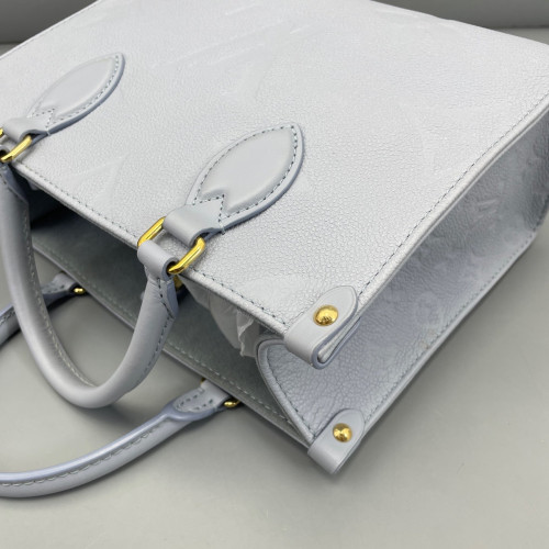 Louis Vuitton Onthego PM Monogram Empreinte Giant Light Blue