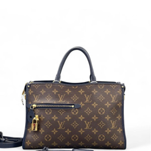 Louis Vuitton Popincourt MM Monogram Brown Blue