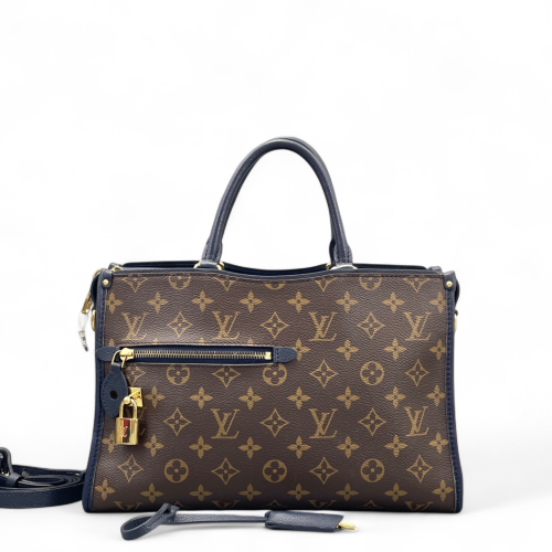 Louis Vuitton Popincourt MM Monogram Brown Blue