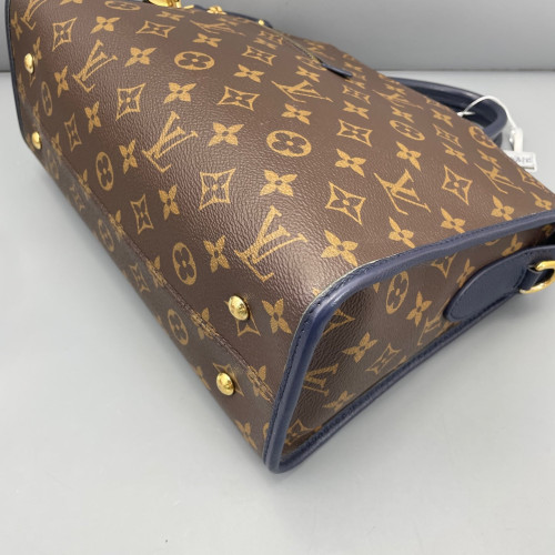 Louis Vuitton Popincourt MM Monogram Brown Blue