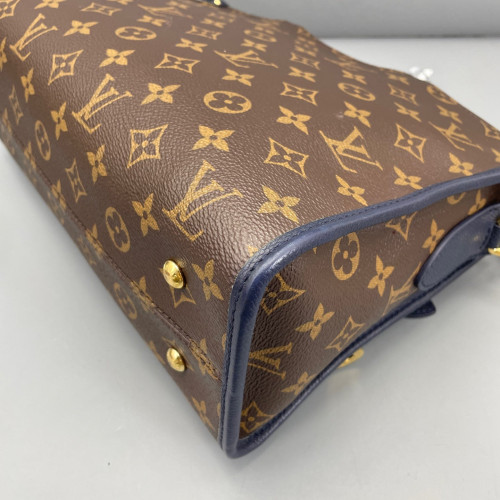 Louis Vuitton Popincourt MM Monogram Brown Blue