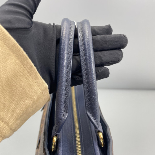 Louis Vuitton Popincourt MM Monogram Brown Blue