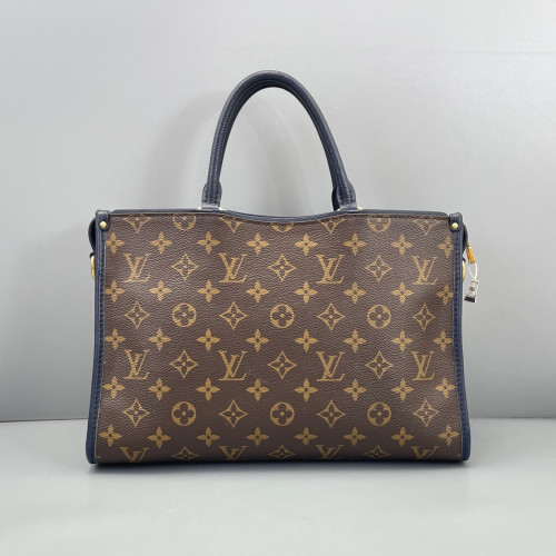 Louis Vuitton Popincourt MM Monogram Brown Blue