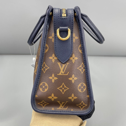 Louis Vuitton Popincourt MM Monogram Brown Blue