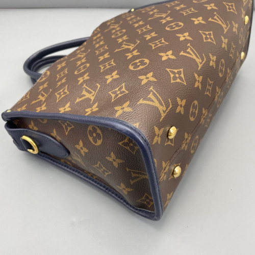 Louis Vuitton Popincourt MM Monogram Brown Blue