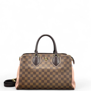Louis Vuitton Nromandy Large Damier Ebene Brown Pink