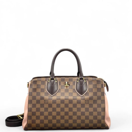 Louis Vuitton Nromandy Large Damier Ebene Brown Pink