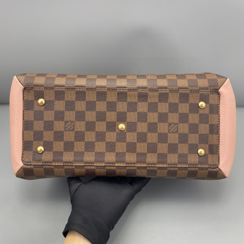 Louis Vuitton Nromandy Large Damier Ebene Brown Pink
