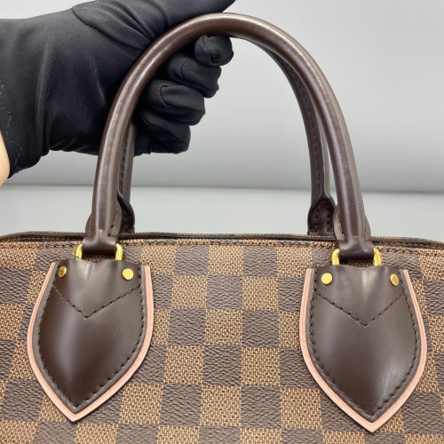 Louis Vuitton Nromandy Large Damier Ebene Brown Pink
