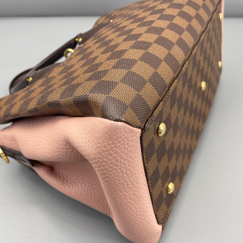 Louis Vuitton Nromandy Large Damier Ebene Brown Pink