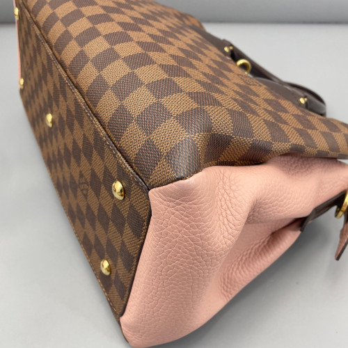 Louis Vuitton Nromandy Large Damier Ebene Brown Pink