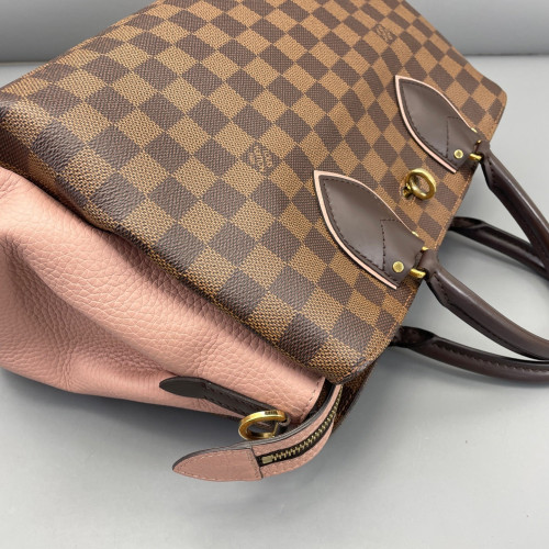 Louis Vuitton Nromandy Large Damier Ebene Brown Pink