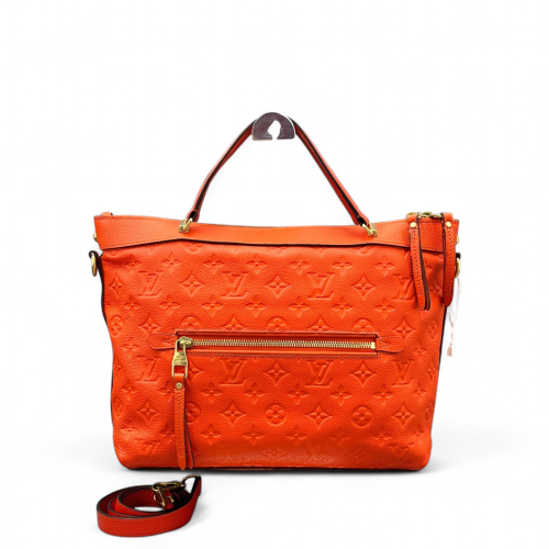 Louis Vuitton Tote Bag Monogram Empreinte Red Orange