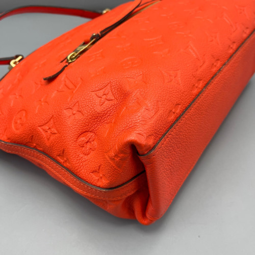 Louis Vuitton Tote Bag Monogram Empreinte Red Orange