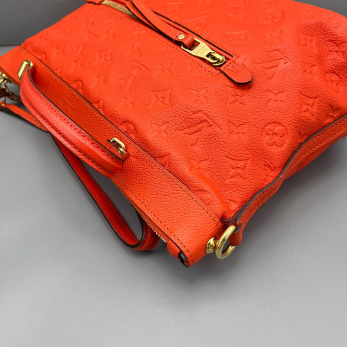 Louis Vuitton Tote Bag Monogram Empreinte Red Orange