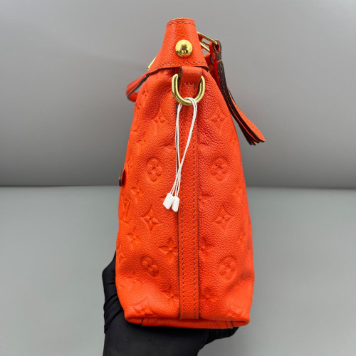 Louis Vuitton Tote Bag Monogram Empreinte Red Orange