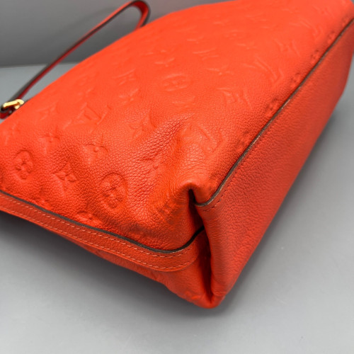 Louis Vuitton Tote Bag Monogram Empreinte Red Orange