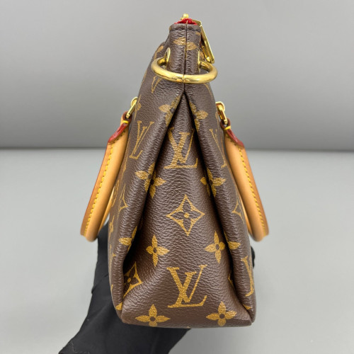 Louis Vuitton Pallas BB Monogram Brown Red